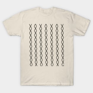 Mudcloth Pattern Minimalist  Abstract  Geometric Shapes Boho  Pattern T-Shirt